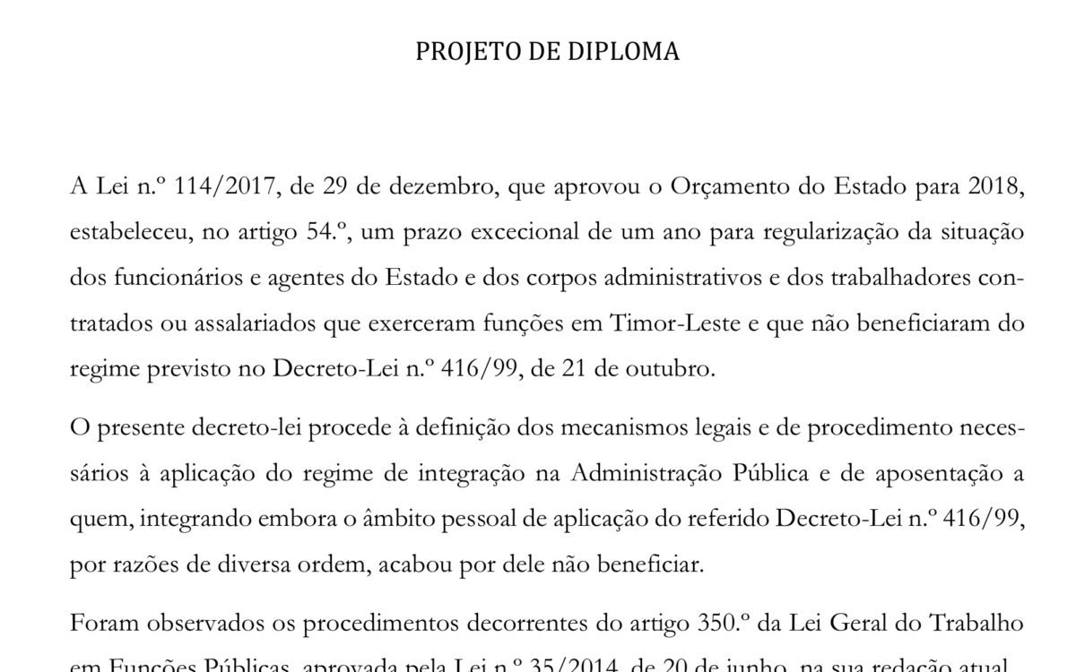 Projetos de diploma que estão em processo negocial