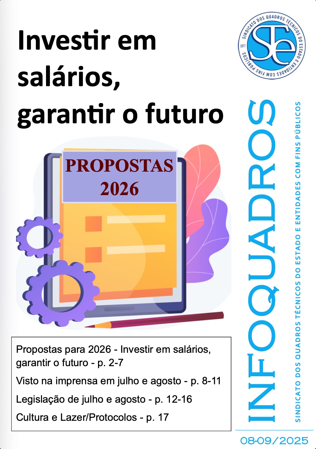 InfoQuadros Agosto e Setembro 2025