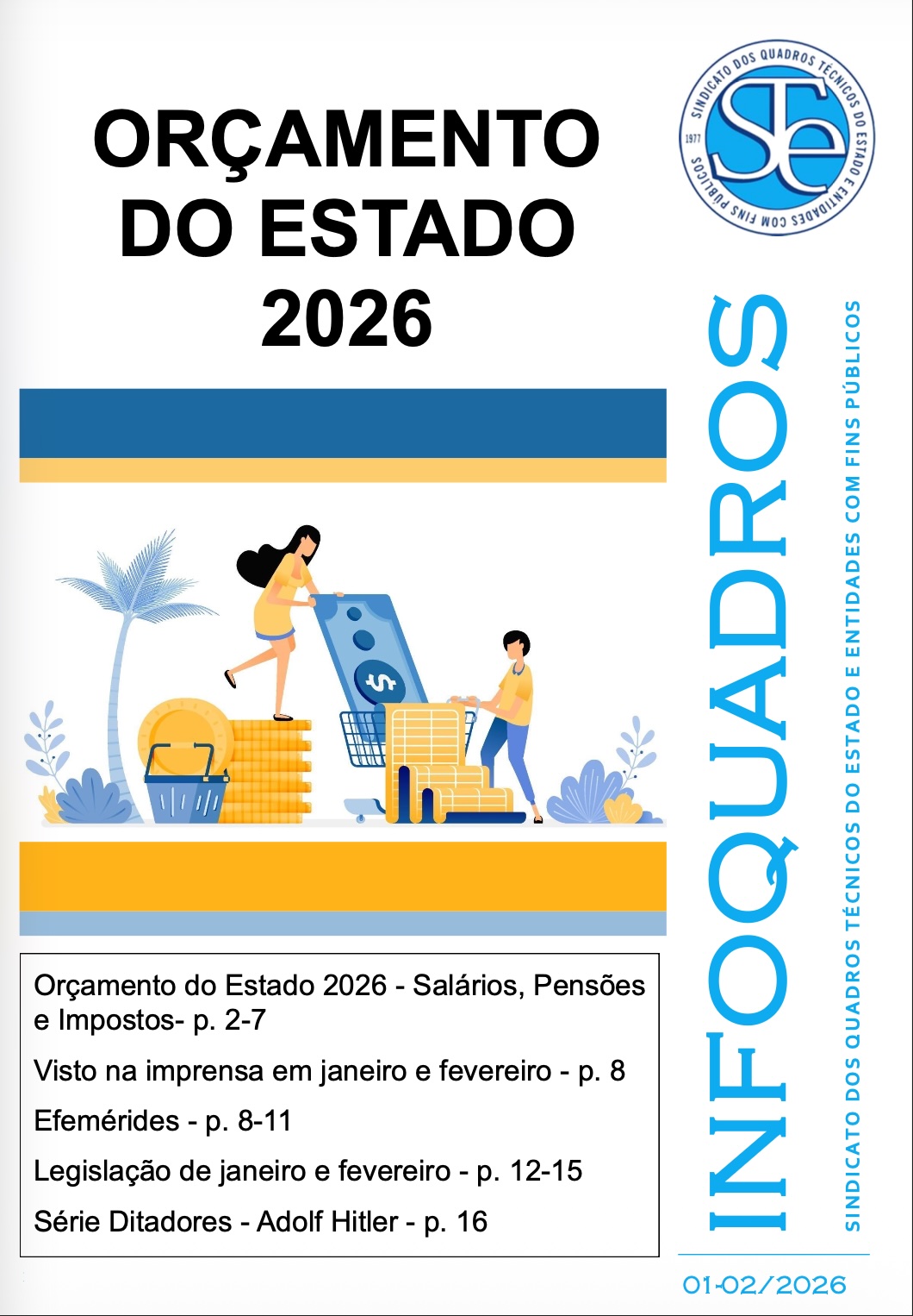 InfoQuadros Janeiro e Fevereiro de 2026